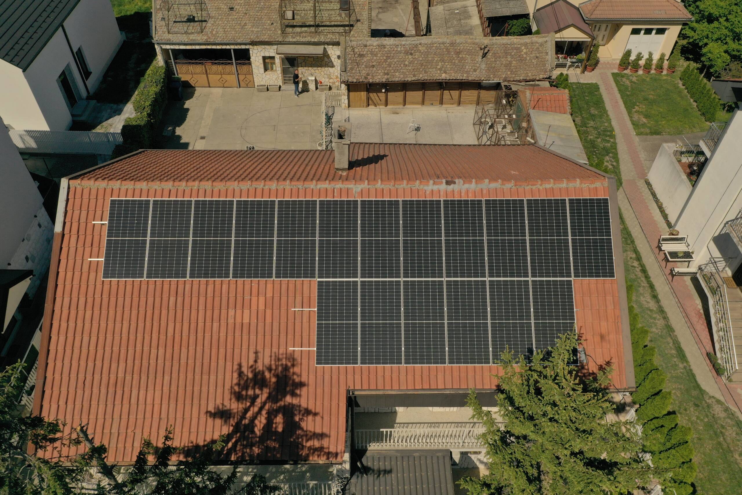 Četiri kuće u Borči, solarna elektrana 24 kW