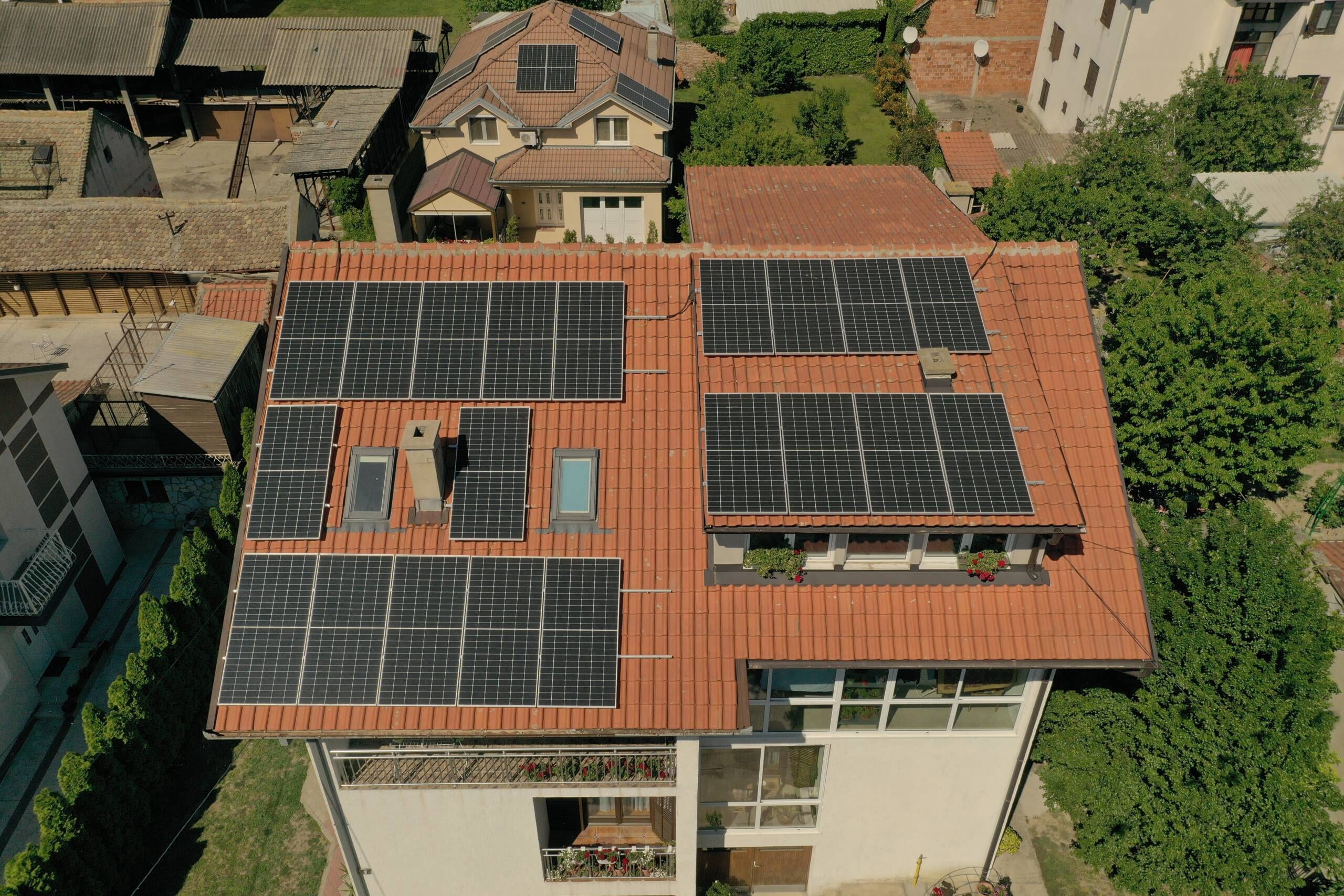 Četiri kuće u Borči, solarna elektrana 24 kW